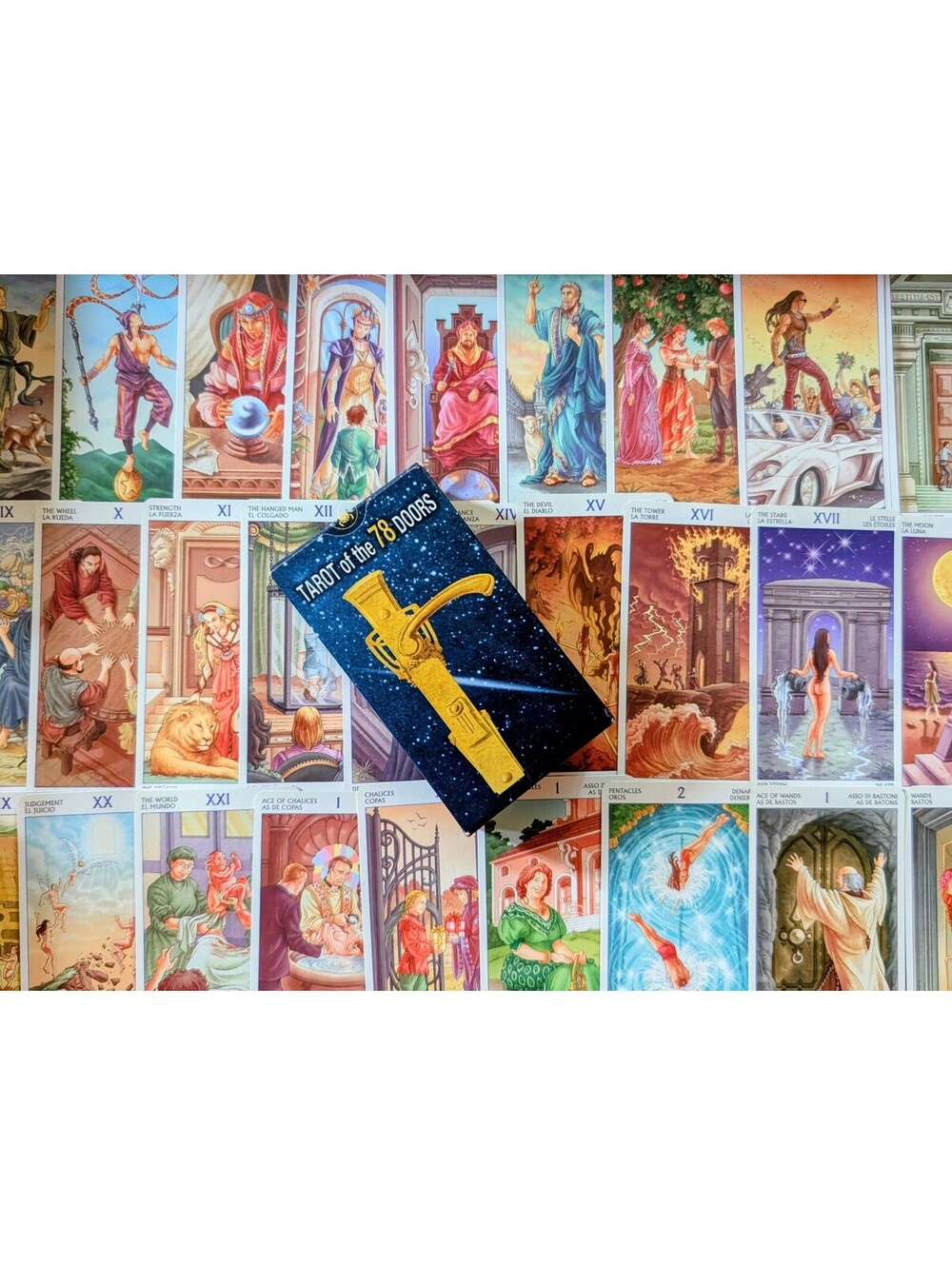 Rare 1st Edition Tarot of the 78 Doors Pietro Alligo Lo Scarabeo 2005 Complete